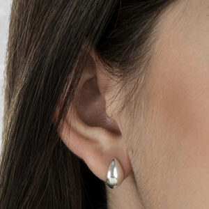 Brinco de Gota em Prata 925